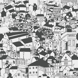 Обои Eco Black and White 6091