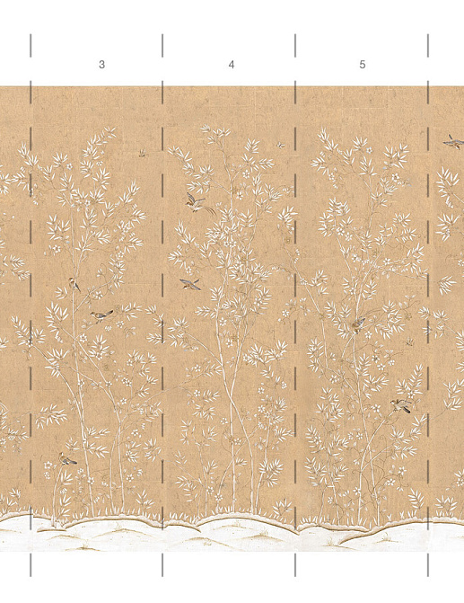 Обои Paul Montgomery Studio Book of Murals (Mural Sources) CH-211-TP1/Sand