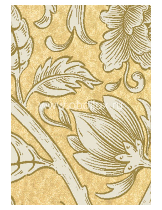 Обои Lewis & Wood Wide Width Wallpapers LW139216/Bolton Scroll Antique Yellow