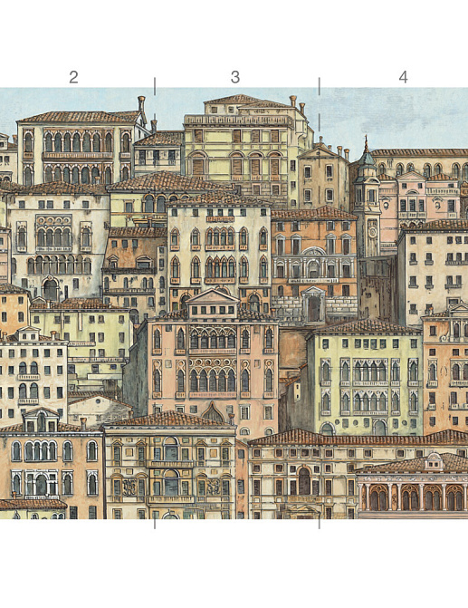Обои Paul Montgomery Studio Murals For Unique Walls Venice/Antique