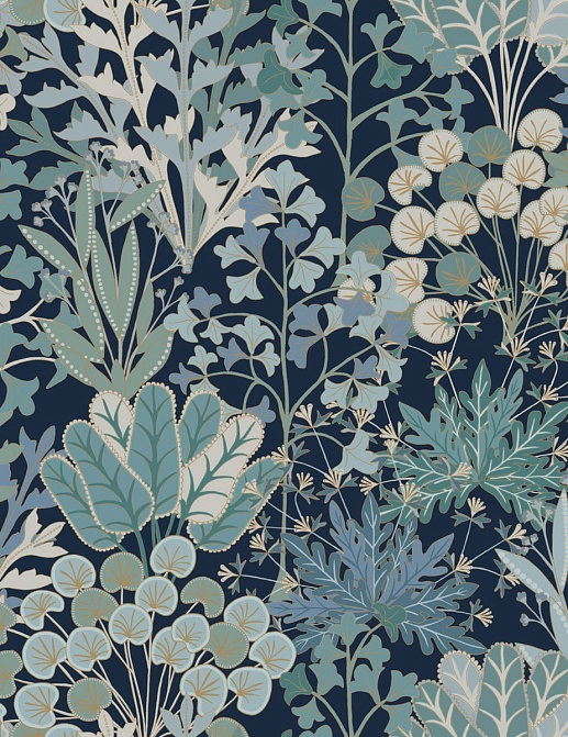 Обои York Blooms II Resource Library BL1812