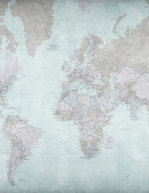 Обои Factura Kids WORLD MAP/4