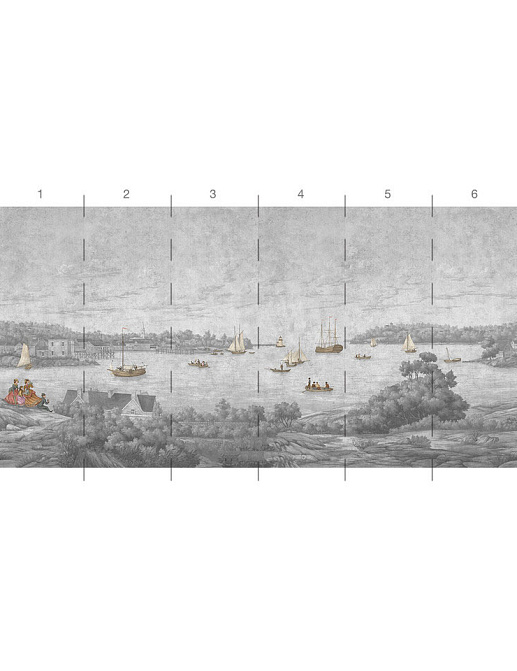 Панно и фотообои Paul Montgomery Studio Printed Mural Collections PMP-NTK/FogAntiqued