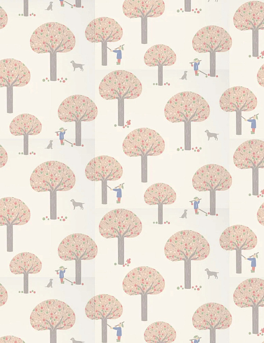 Обои Little Greene Storybook Papers 0231ROMASQU