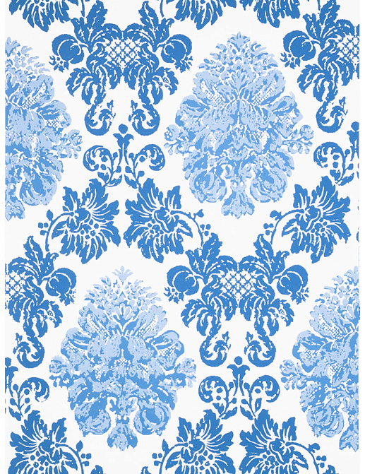 Обои Stroheim Blue & White 6020402