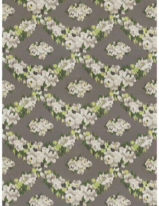 Ткань Fabricut Iris Apfel RoseFloral/Grey/Green