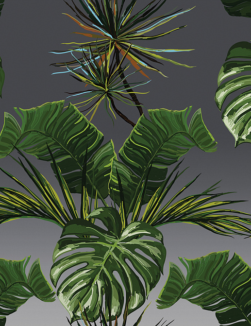 Панно и фотообои Yo2 Luminous Palms LP1.04/Silver