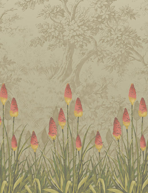 Панно и фотообои Little Greene London Wallpapers IV 0251UBMIDIZ