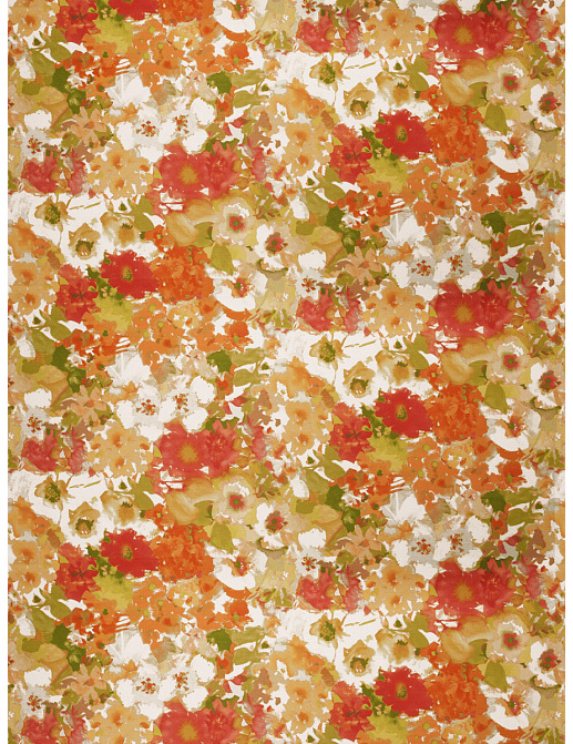 Ткань Fabricut Chromatics Vol.XXIV Guava Skewer floral/Autumn