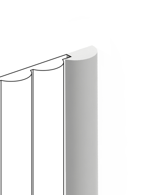 Молдинги HIWOOD Hiwood Decor LF135B/NP