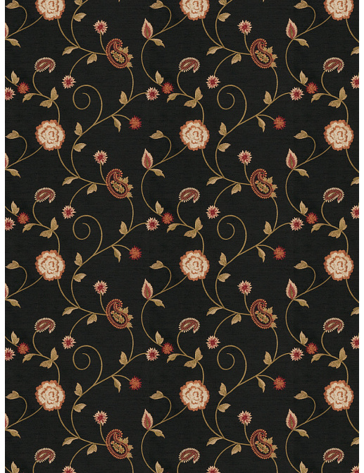 Ткань Fabricut Expressions Vol.V Cayenne Mojarra/Black