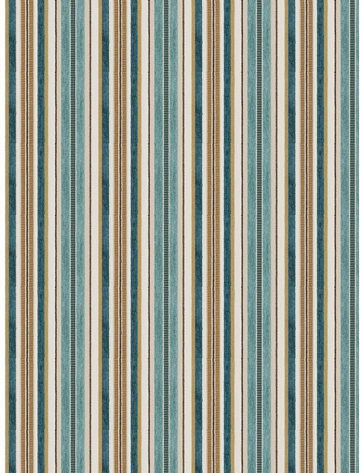 Ткань Fabricut Color Studio Vol.VIII Peacock Parlor stripe/Peacock