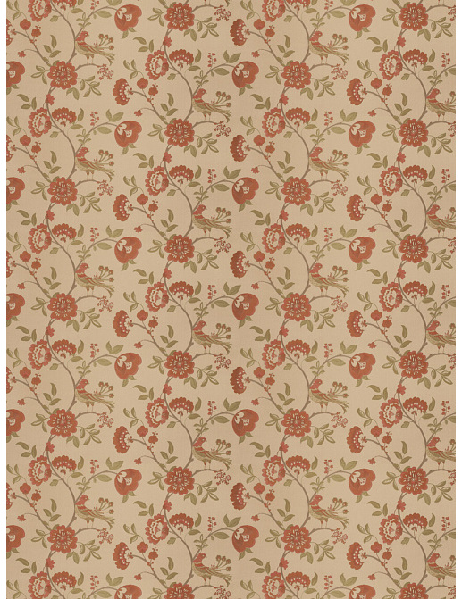 Ткань Stroheim Palace Silks Amber Glow Annesley/Rose coral