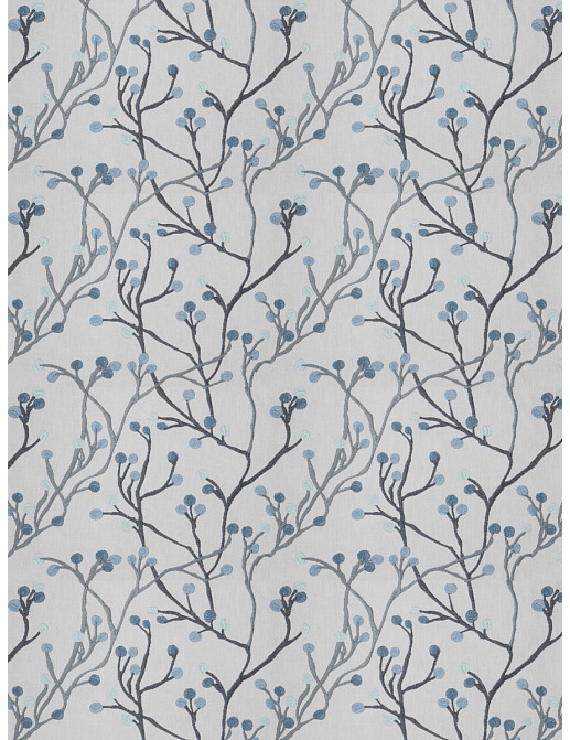 Ткань Fabricut Chromatics Vol.XXV Indigo Tanka buds/Bluebird