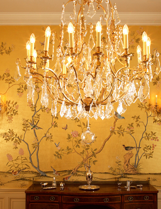 Обои De Gournay Chinoiserie Badminton/C-078