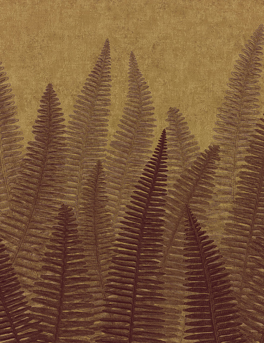 Панно и фотообои Italreflexes Macro Fern-005/PureGold