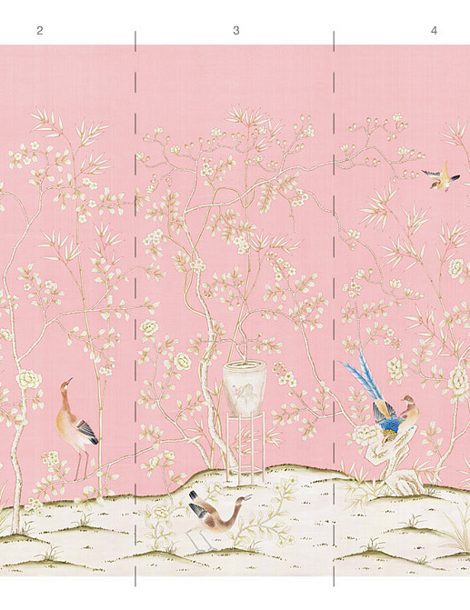 Обои Paul Montgomery Studio Book of Murals (Mural Sources) CH-143-AS/Orchid