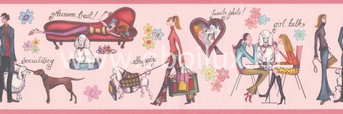 Бордюр Blue Mountain Girls BC1580436b