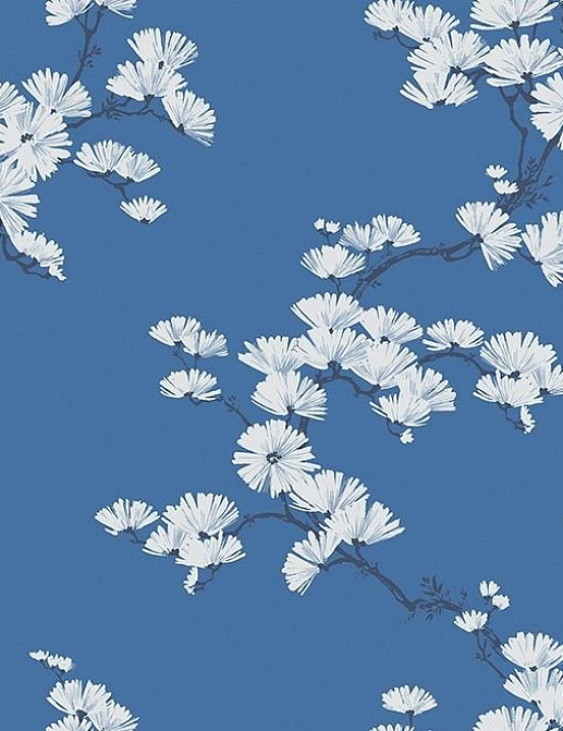 Обои Paper & Ink Navy, Grey & White BL70522