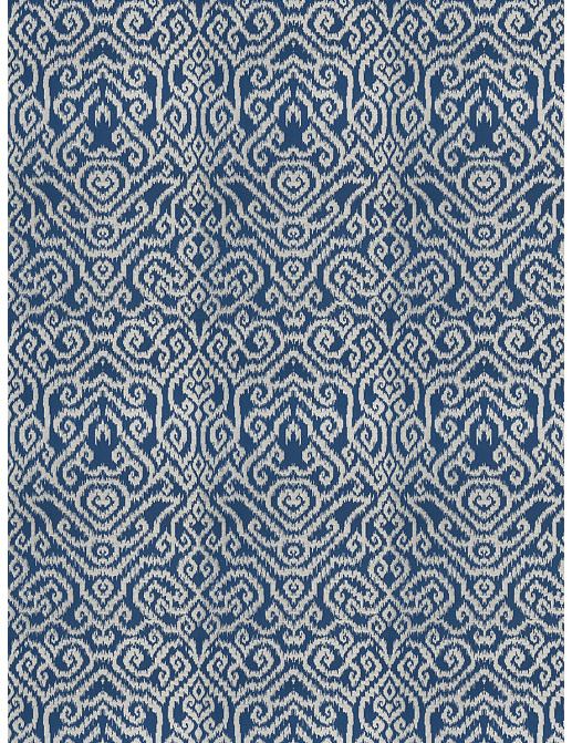 Ткань Fabricut Chromatics Vol.XXIII Sapphire Emmer Damask/Navy