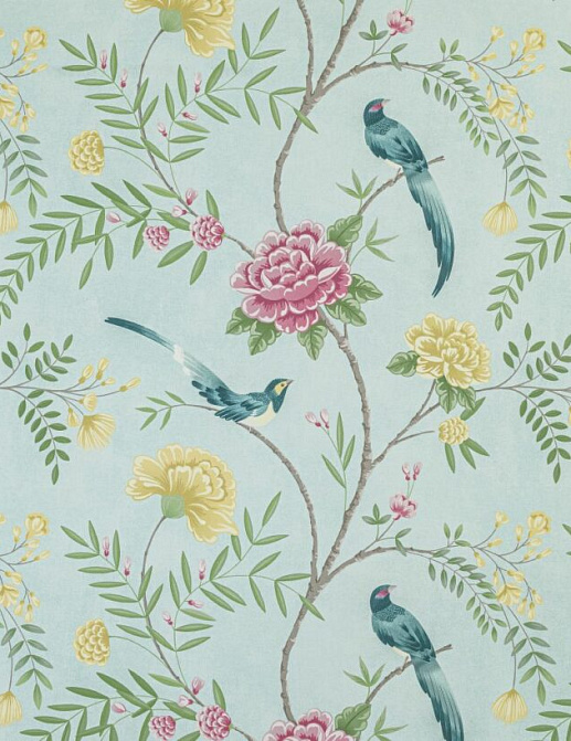 Ткань Ashley Wilde Kyoto Cardens Rhea/Aqua
