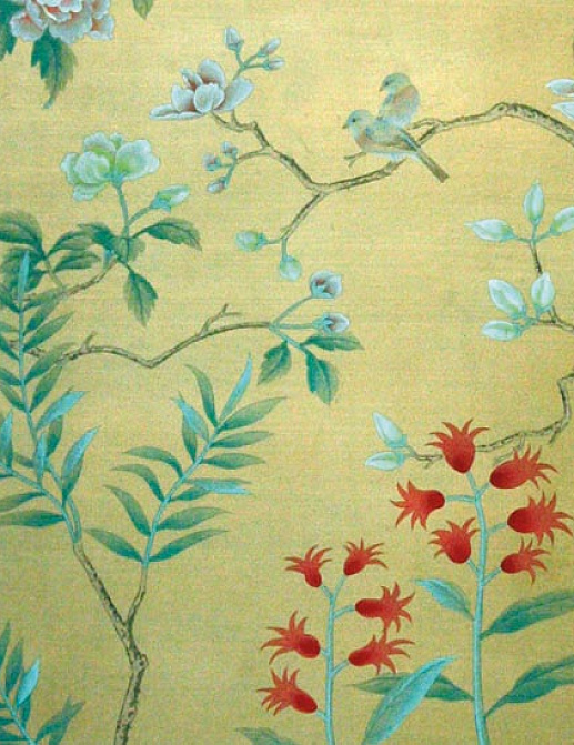 Панно и фотообои Misha China Classic P0148/Gold Powder
