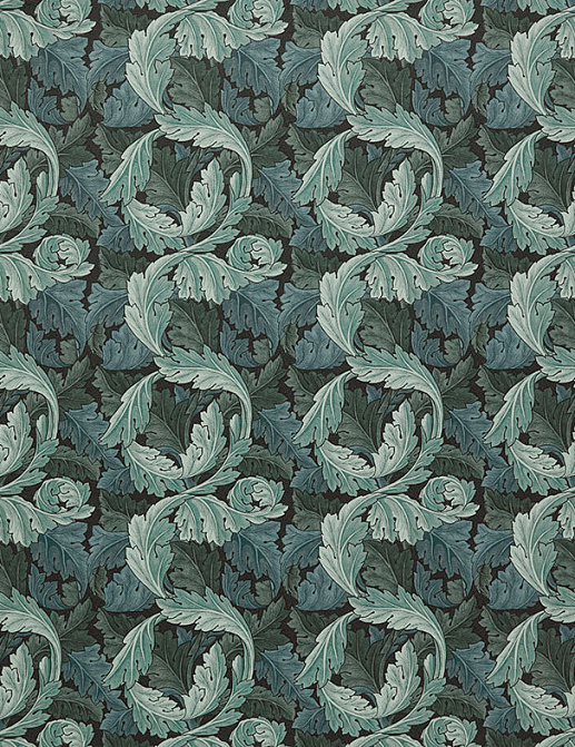 Ткань William Morris At Home Kelmscott Gardens Volume I Acanthus Velvet/Indigo