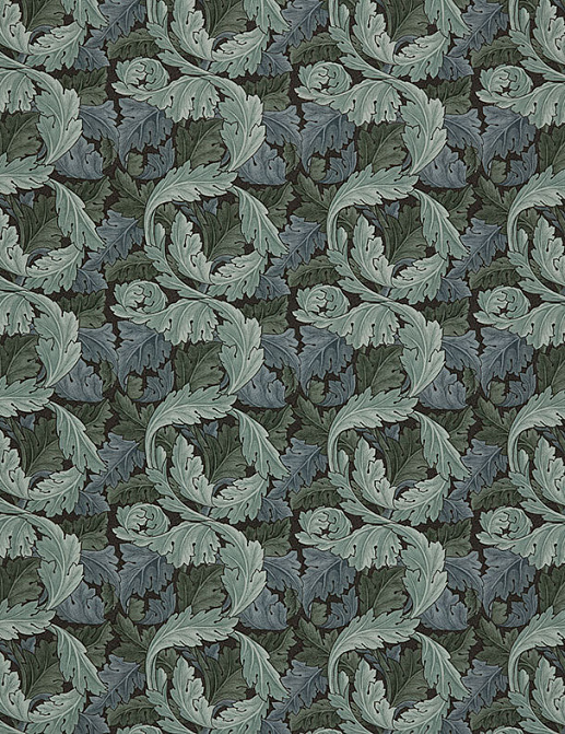 Ткань William Morris At Home Kelmscott Gardens Volume I Acanthus/Indigo