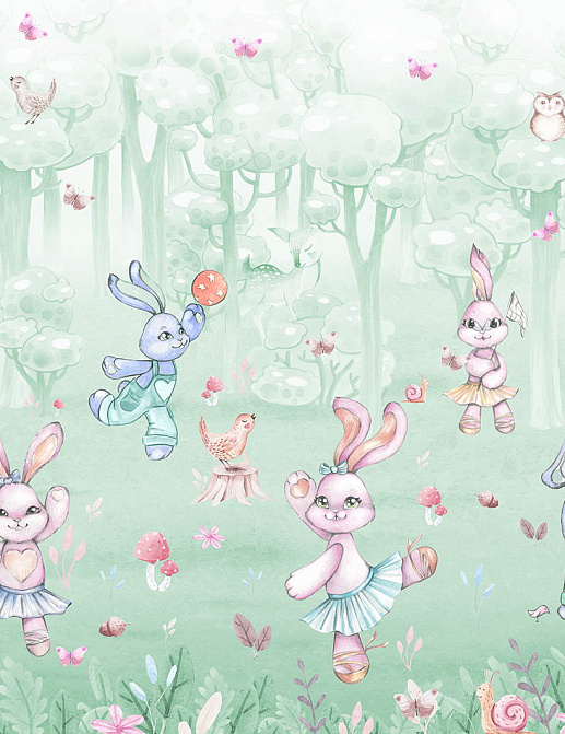 Обои Wall Street Rabbit Room 21310