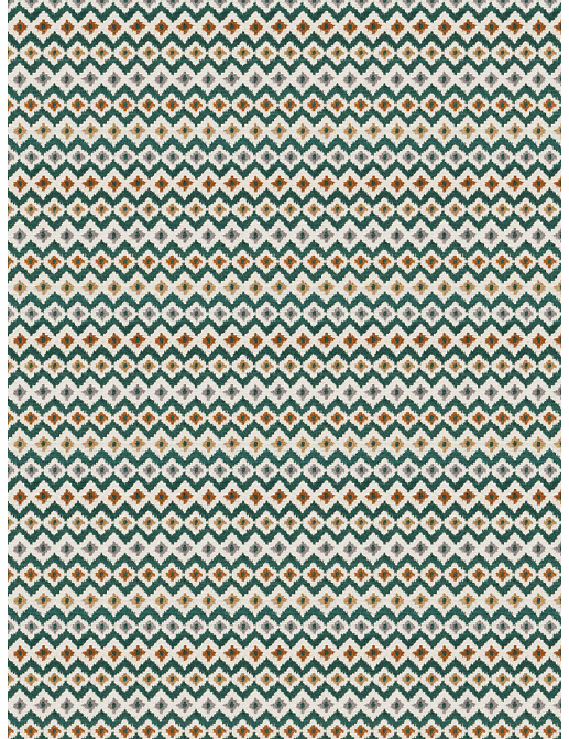 Ткань Fabricut Color Studio Vol.VIII Peacock Monogram/Peacock