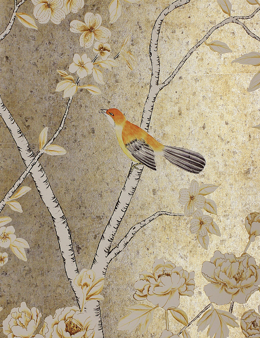 Обои Paul Montgomery Studio Endur Collection (Mural Sources) E-CH-111-CS-SS/Silver Speckle