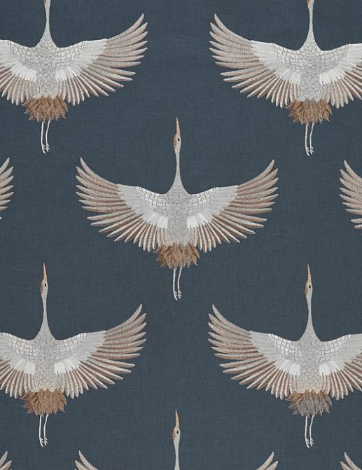 Ткань KAI Aravalli Demoiselle/Midnight
