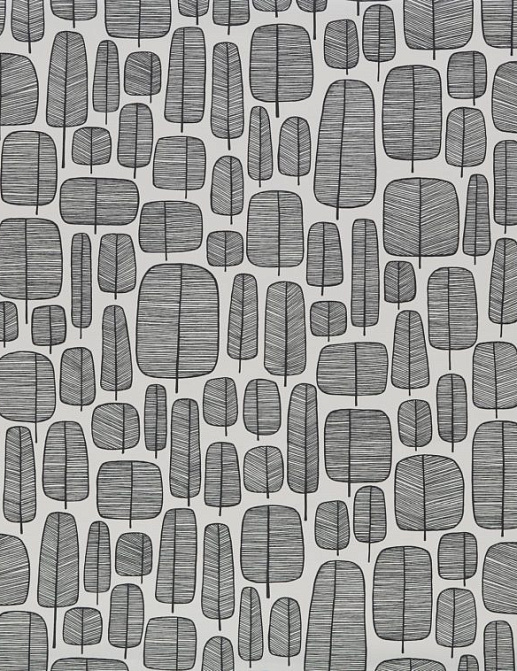 Ткань Ashley Wilde MissPrint Volume 1 LittleTrees/Monochrome