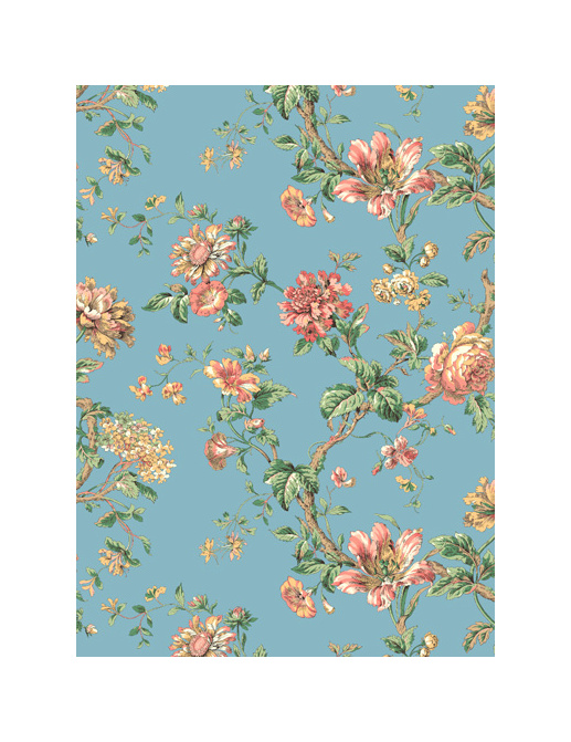 Обои Jaima Brown Chanticleer Madeline-Turquoise