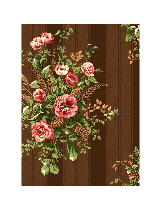 Обои Jaima Brown Retreat Woodland-Floral-Chocolate