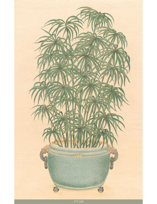 Панно и фотообои Iksel Scenic & Architectural Wallpapers Trees In Celadon Pots PT08