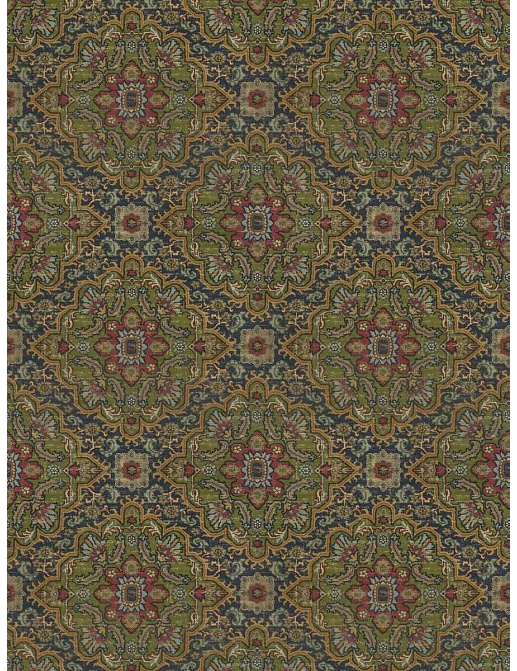 Ткань Fabricut Natural Nuances Vignettes Night BigleafKilim/Heritage
