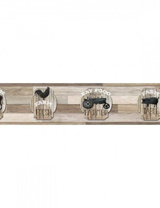 Бордюр York Rustic Living LG1396BD