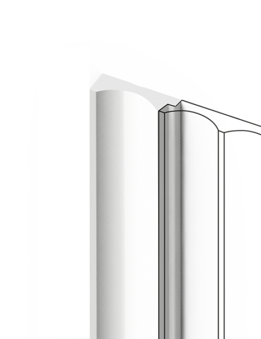 Молдинги HIWOOD Hiwood Decor LF139A/NP Белый