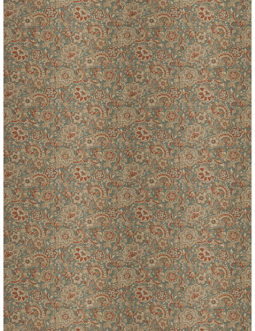 Ткань Fabricut Chromatics Vol.XXV Resort Tercet floral/Autumn sky