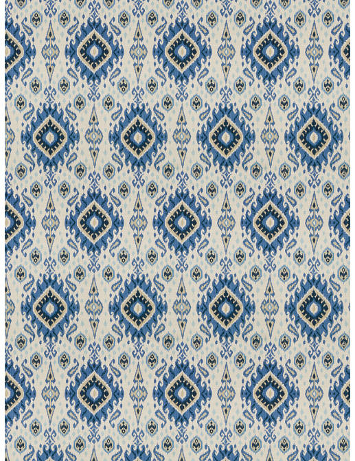 Ткань Fabricut Chromatics Vol.XXII Blue Preuss Ikat/River