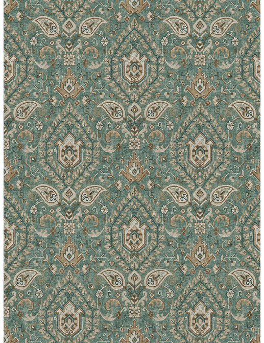 Ткань Fabricut Chromatics Vol.XXIII Teal Borodinsky/Sea green
