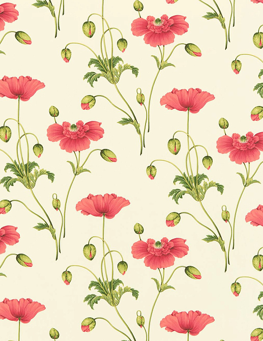Ткань Sanderson Parchment Flowers DPFPPP201