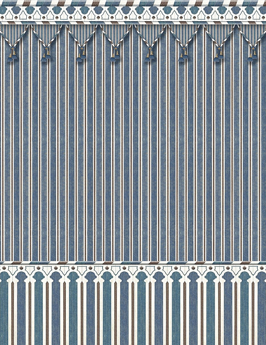 Панно и фотообои Iksel Standart Scenic Decors Kubilai's Tent SC112/cs43/Blue