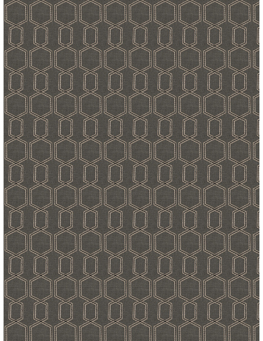 Ткань Fabricut Chromatics Vol.XXIII Charcoal Betel lattice/Flint