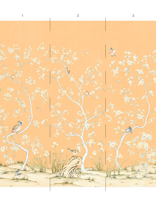 Обои Paul Montgomery Studio Book of Murals (Mural Sources) CH-085-LV/Orange