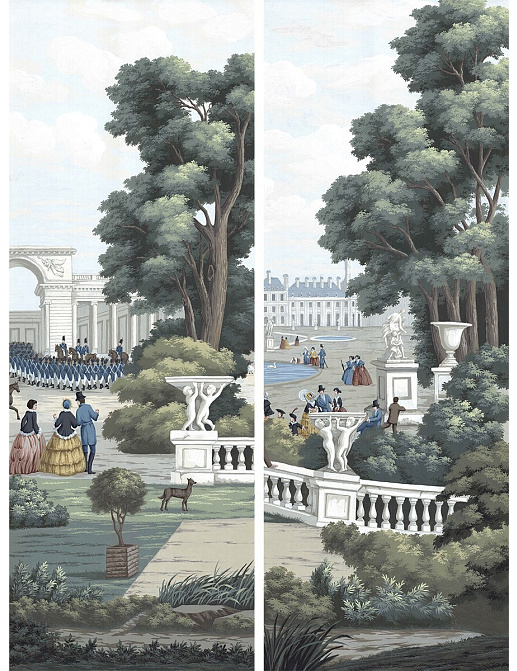 Обои Paul Montgomery Studio Fine Painted Wallpapers Paris