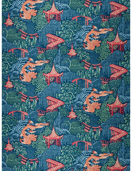 Ткань Trend Navy-Amethyst Prints & Wovens Vol.II 04225/Navy