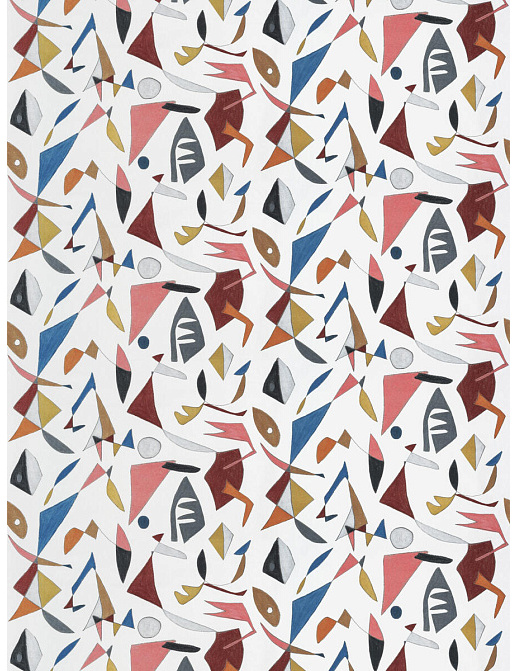 Ткань Fabricut Artfully Modern Pottery GraphicShape/Multi