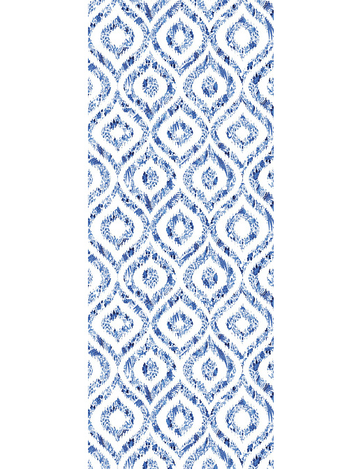 Обои Nicolette Mayer Royal Delft Ikat-White-Grasscloth